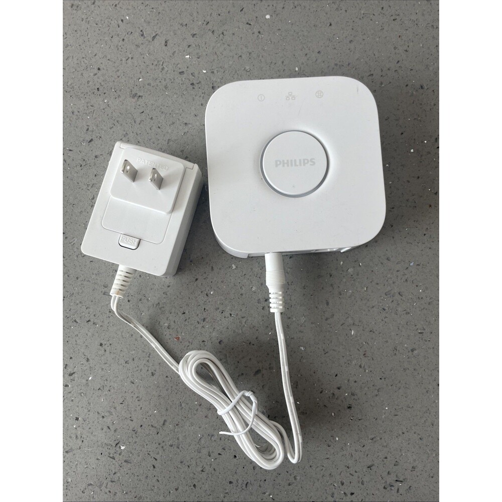 Philips Hue Bridge 2.1 3241312018A w/ Power Adapter - White